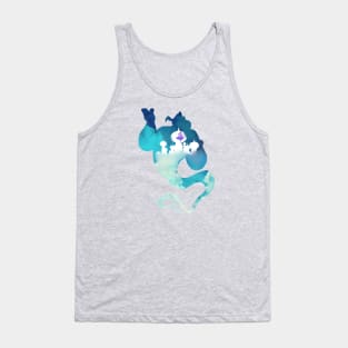 Aladdin Watercolor Genie Tank Top